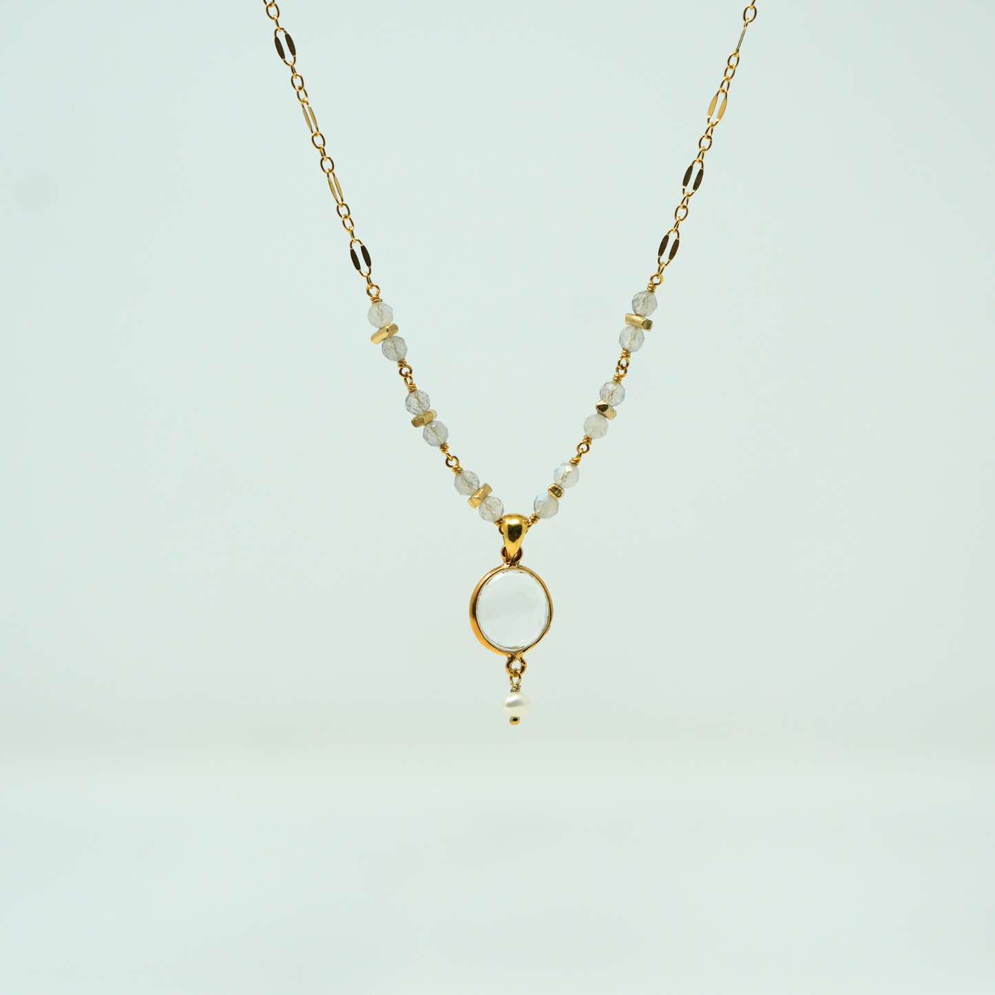 Labradorite Mix Pendant Neckalce