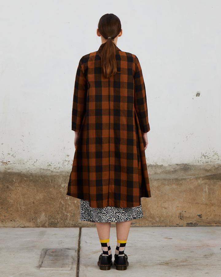Notch Jacket in Copper Plaid