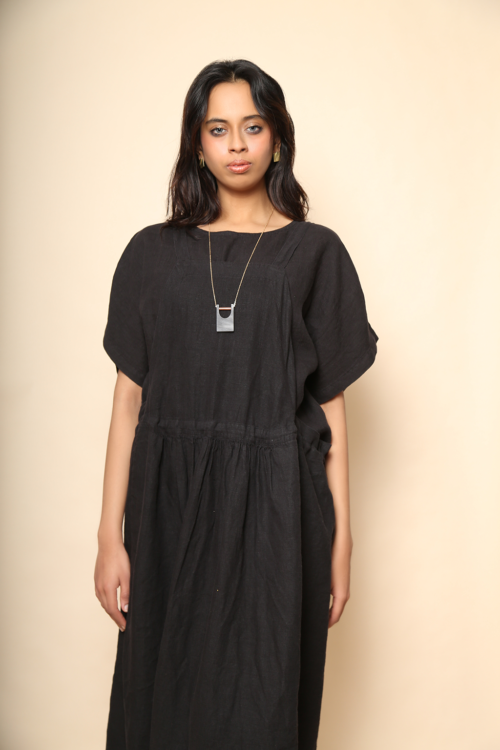 Black Apron Dress