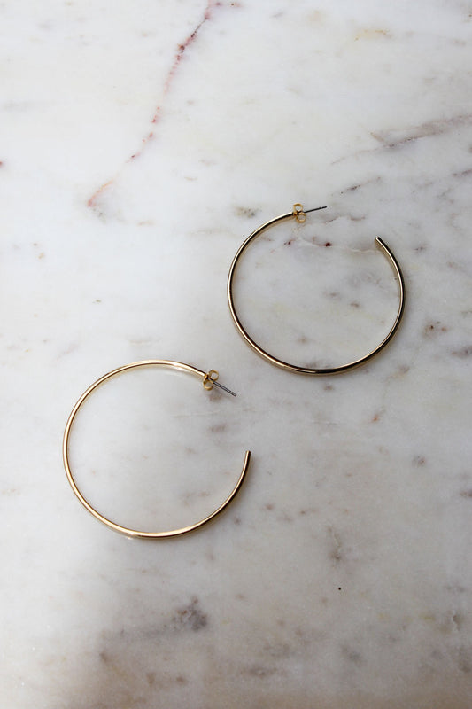 Plain Hoops, Gold