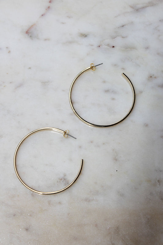 Plain Hoops, Gold