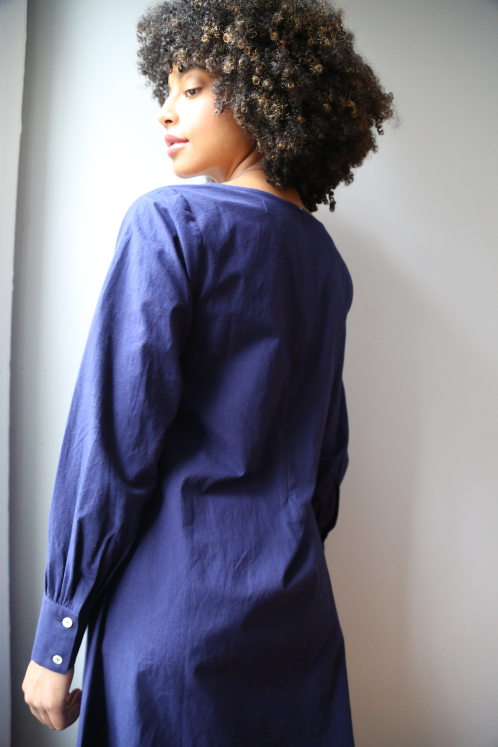 Ave Boat Dress in Blue Depth