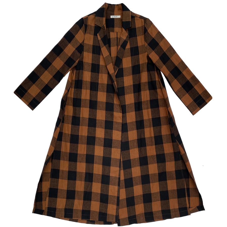 Notch Jacket in Copper Plaid