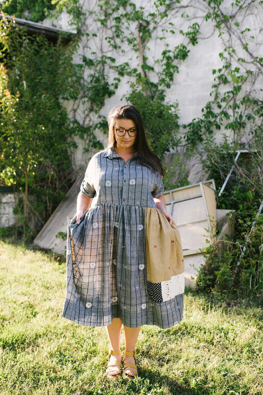 Garden Dress Grey