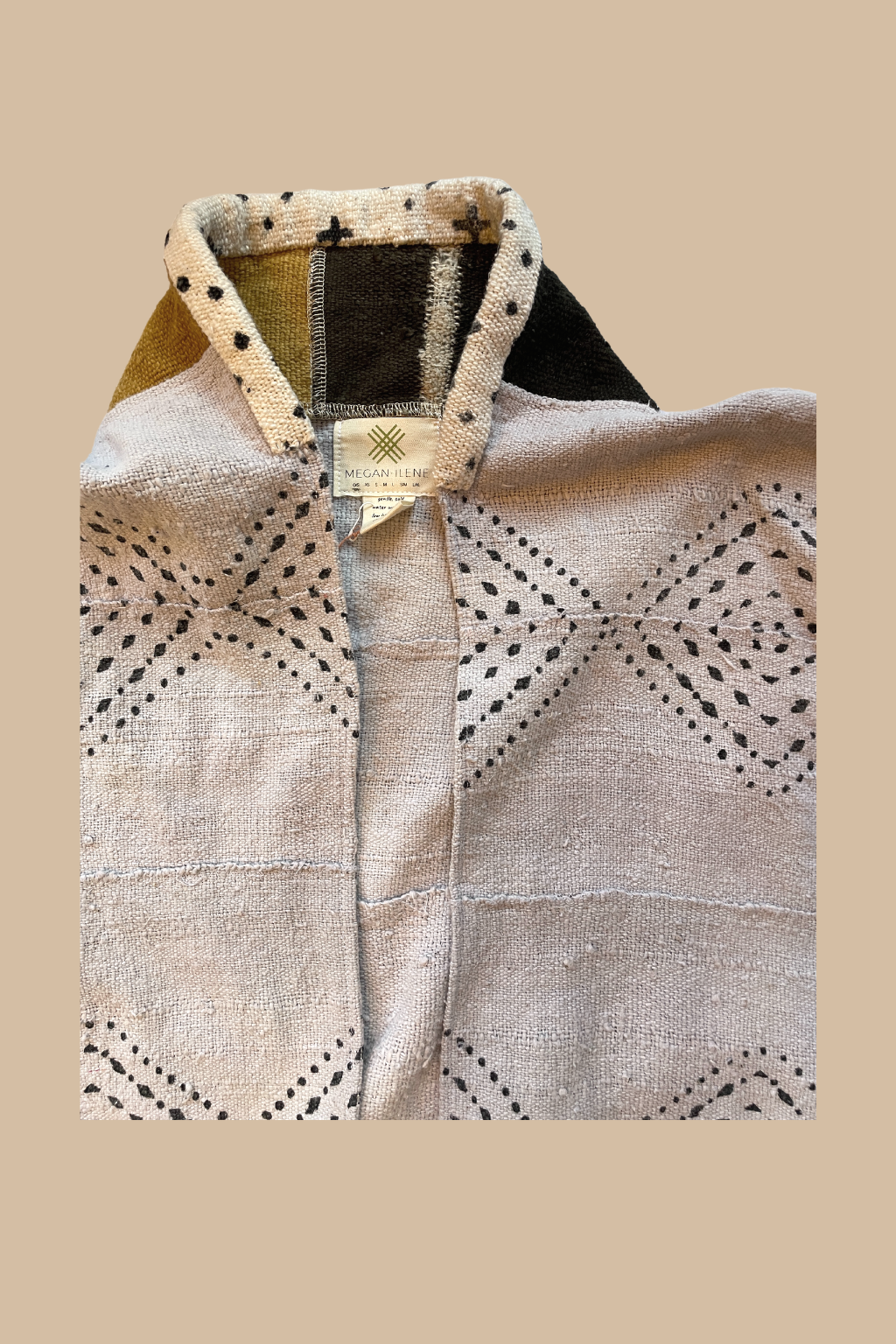 Harbor Jacket, Mudcloth - Grey Diamond