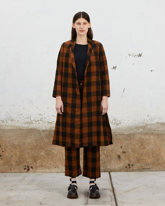 Notch Jacket in Copper Plaid