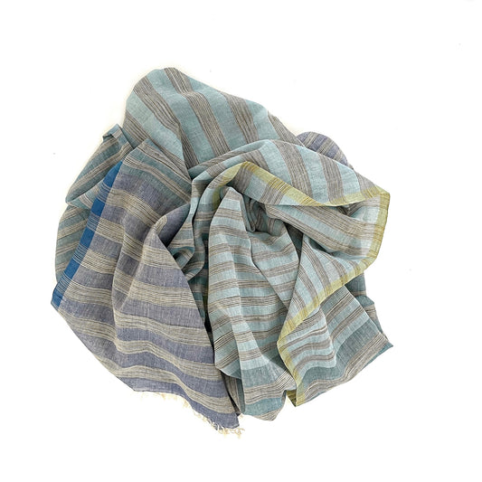 Cotton Scarf in Forget-Me-Not