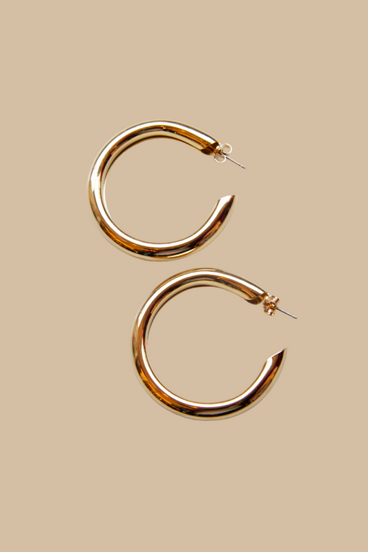 Mini Bella Hoop, Shiny Gold