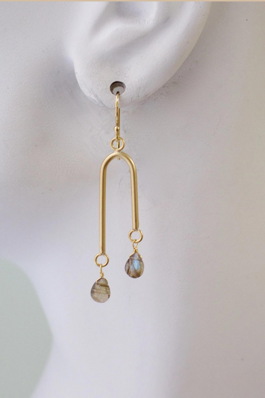 Mini Mona Moon Chandelier Earring