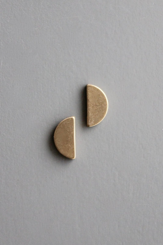 Half Moon Studs Small