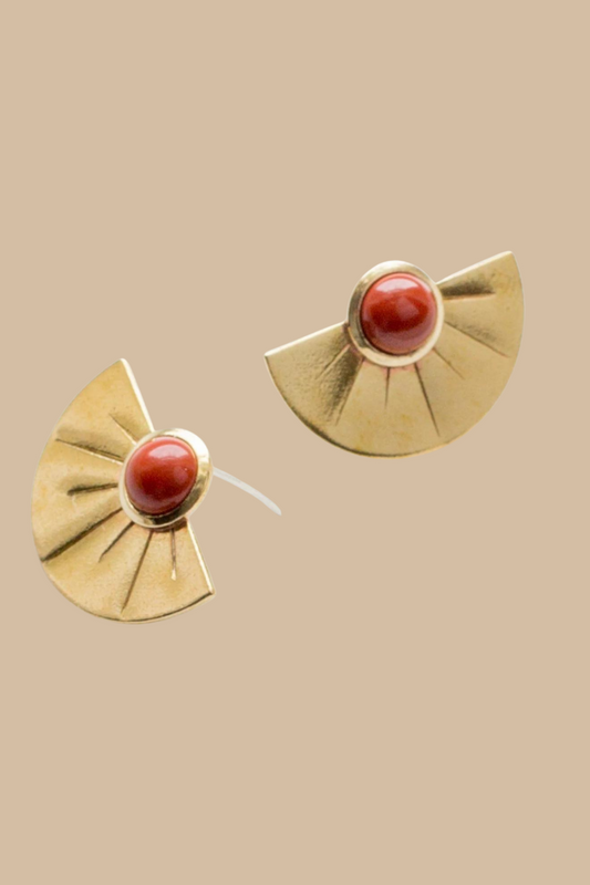 Oasis Studs Brass