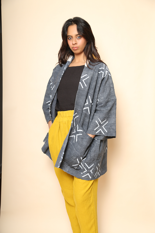 Carpenter Pants in Linen, Gold