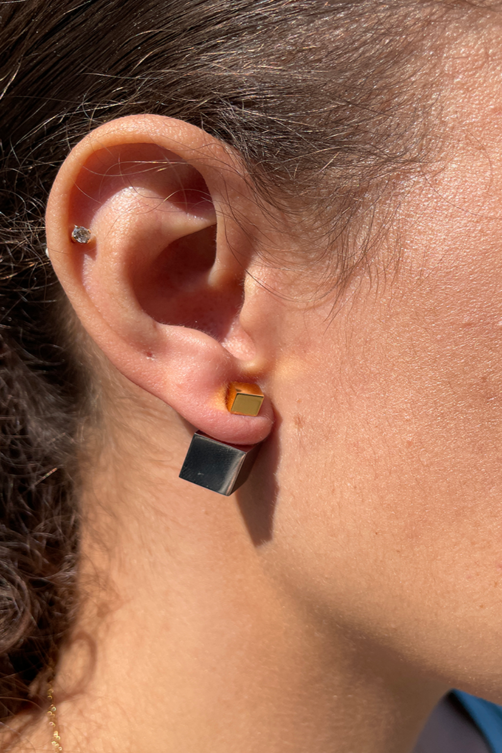 Cubic Stud Earrings