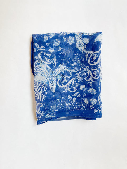 Sahila Scarf, Indigo