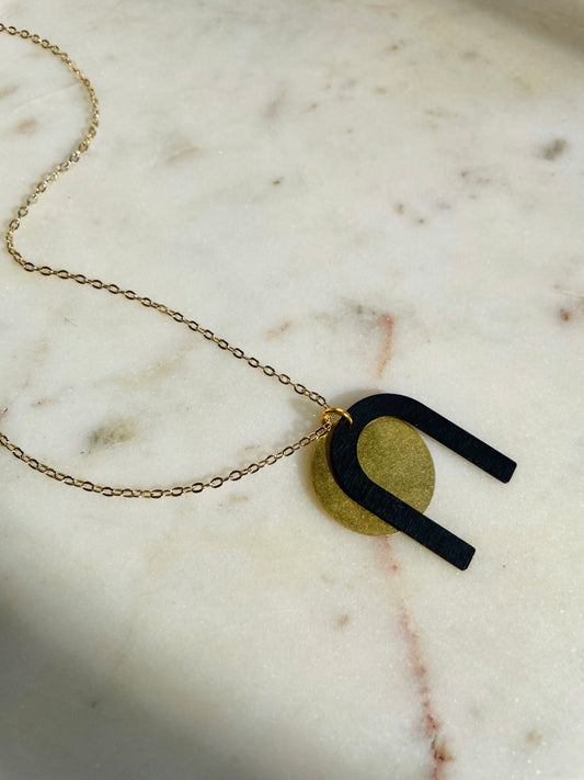 Black Rainbow Necklace