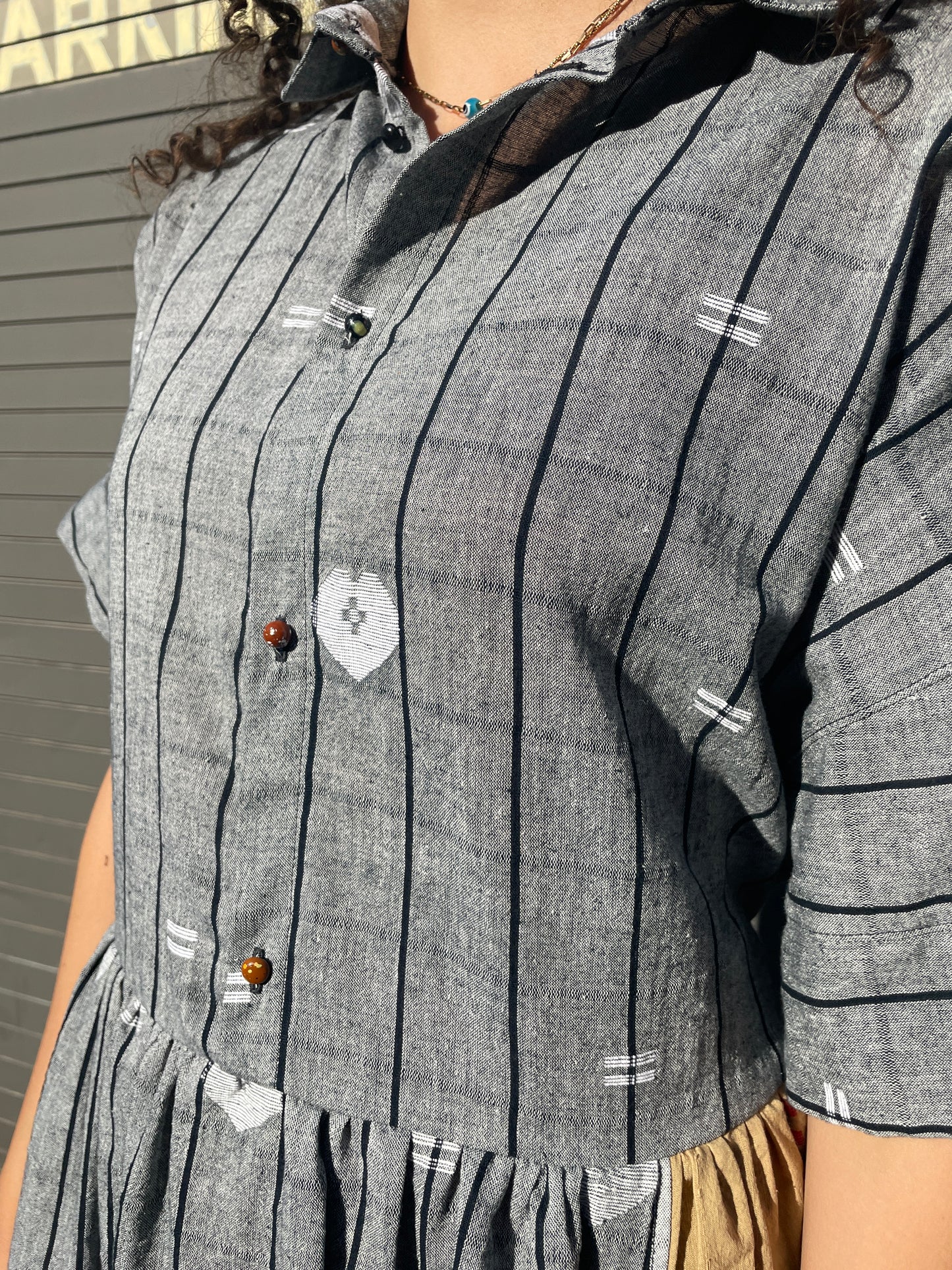 Garden Dress Grey