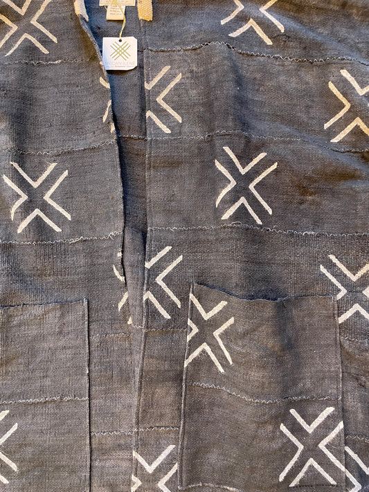 Harbor Jacket, Mudcloth - Navy Crosses