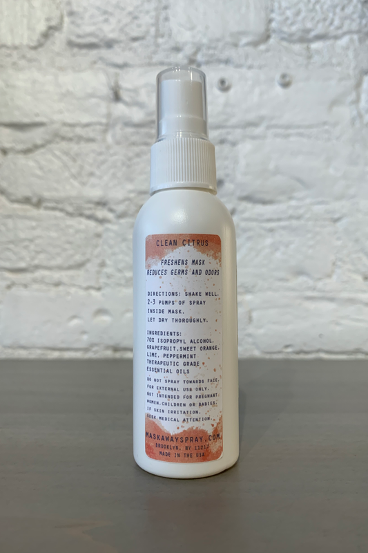 Mask Away Spray, Citrus Scent