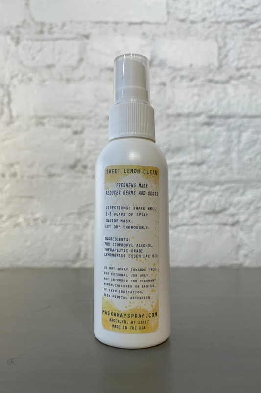 Mask Away Spray, Lemongrass Scent