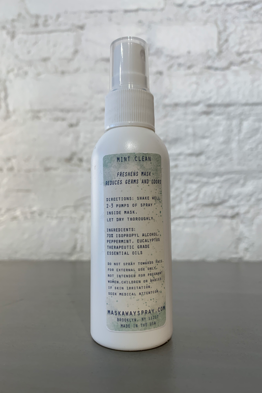 Mask Away Spray, Mint Scent