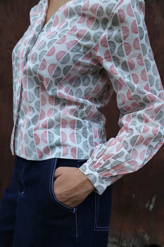 Pavani Top in Half Moons