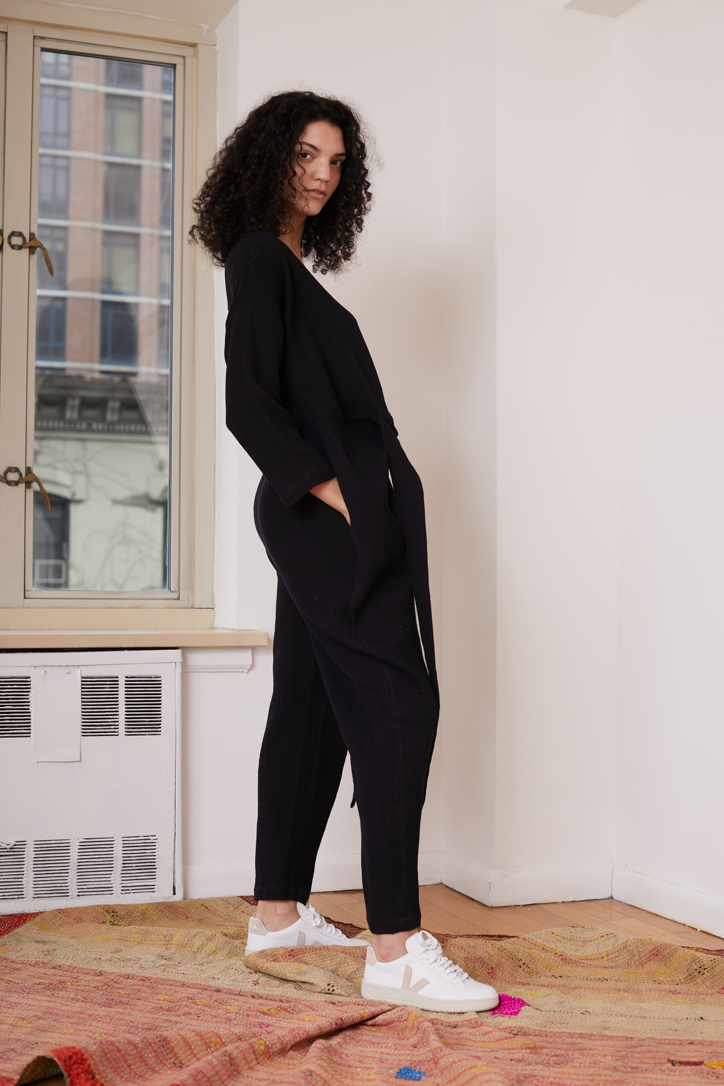 Venus Wrap Jumper in Night