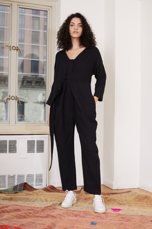 Venus Wrap Jumper in Night