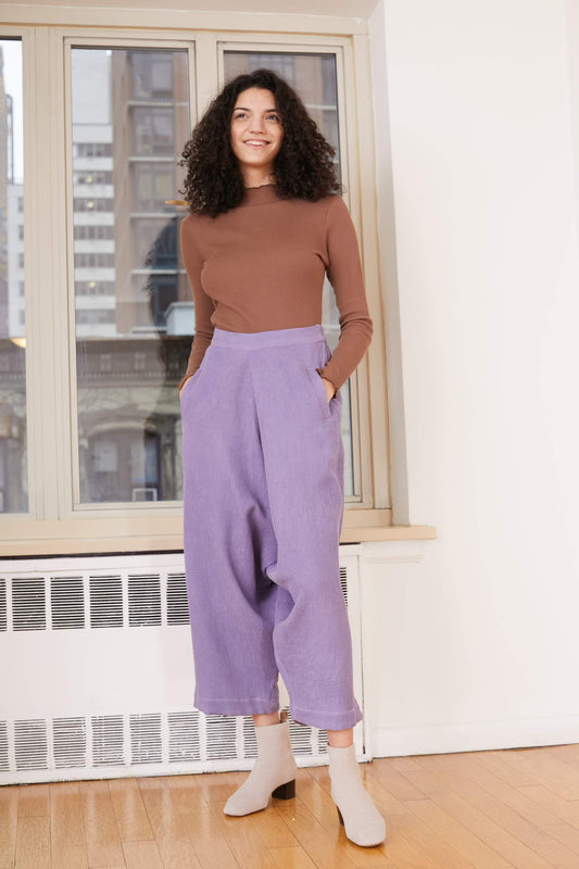 Modern Harem Pants, Lilac