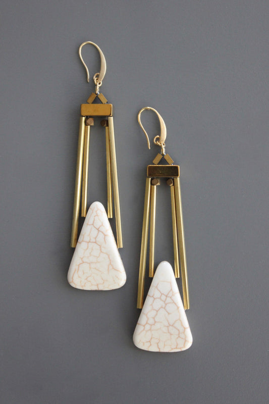 Magnesite Hook Earrings