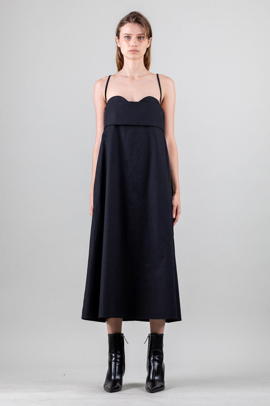 Verona Dress 2.0, Onyx Black