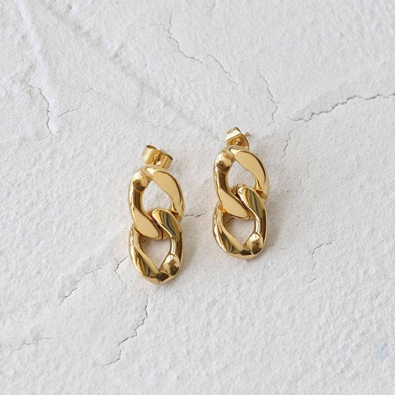 Gold Chain Earrings