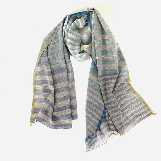 Cotton Scarf in Forget-Me-Not