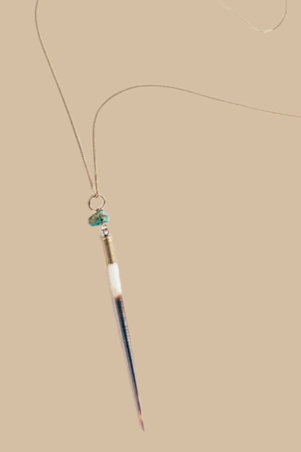 Quill and Turquoise Necklace