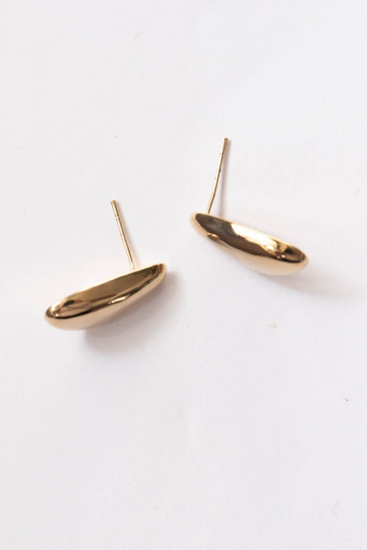 Pebble Studs Gold