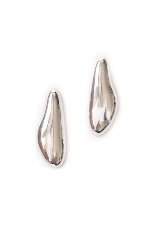 Pebble Studs Silver