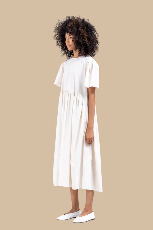 Spring Garden Dress, White